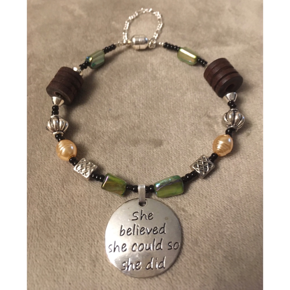 She Believed She Could- Bracelet